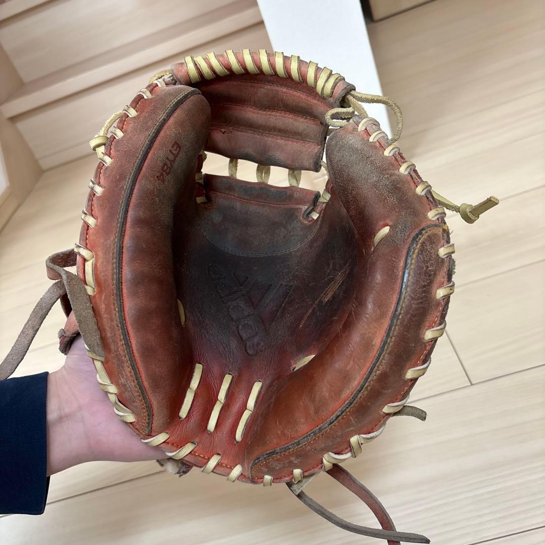 adidas レザー 硬式野球グローブ