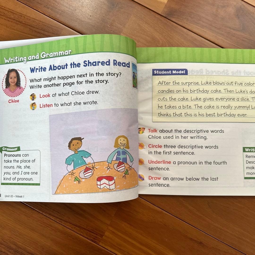 Wonders リーディング/ライティングコンパニオン ユニット1-10 年長