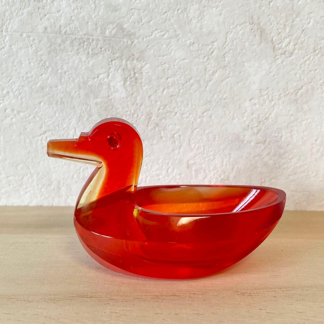 クリスタルガラス　バード　モダン　デザイン　イギリス　ヴィンテージ