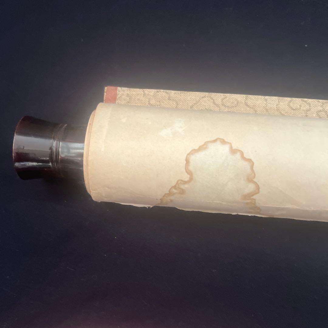 モンゴル書道 モンゴル文字　掛軸 掛け軸　無形文化遺産　貴重　ヴィンテージ