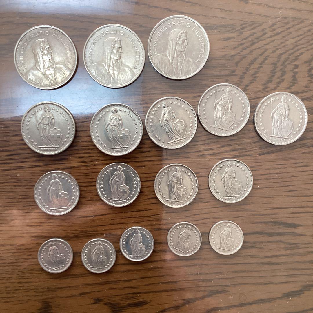 スイス　旧硬貨　外国