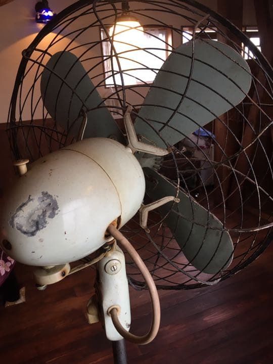 TOSHIABA 鉄羽扇風機　ビンテージ　昭和レトロ