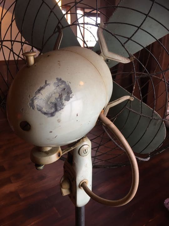 TOSHIABA 鉄羽扇風機　ビンテージ　昭和レトロ