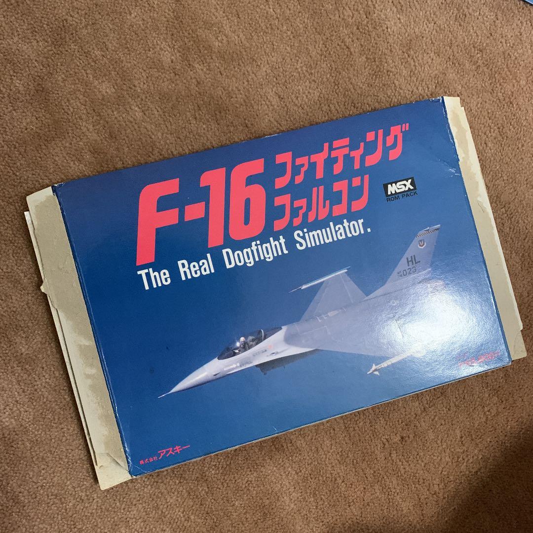 【美品】F-16 ファイティング　ファルコン　MSX ROM