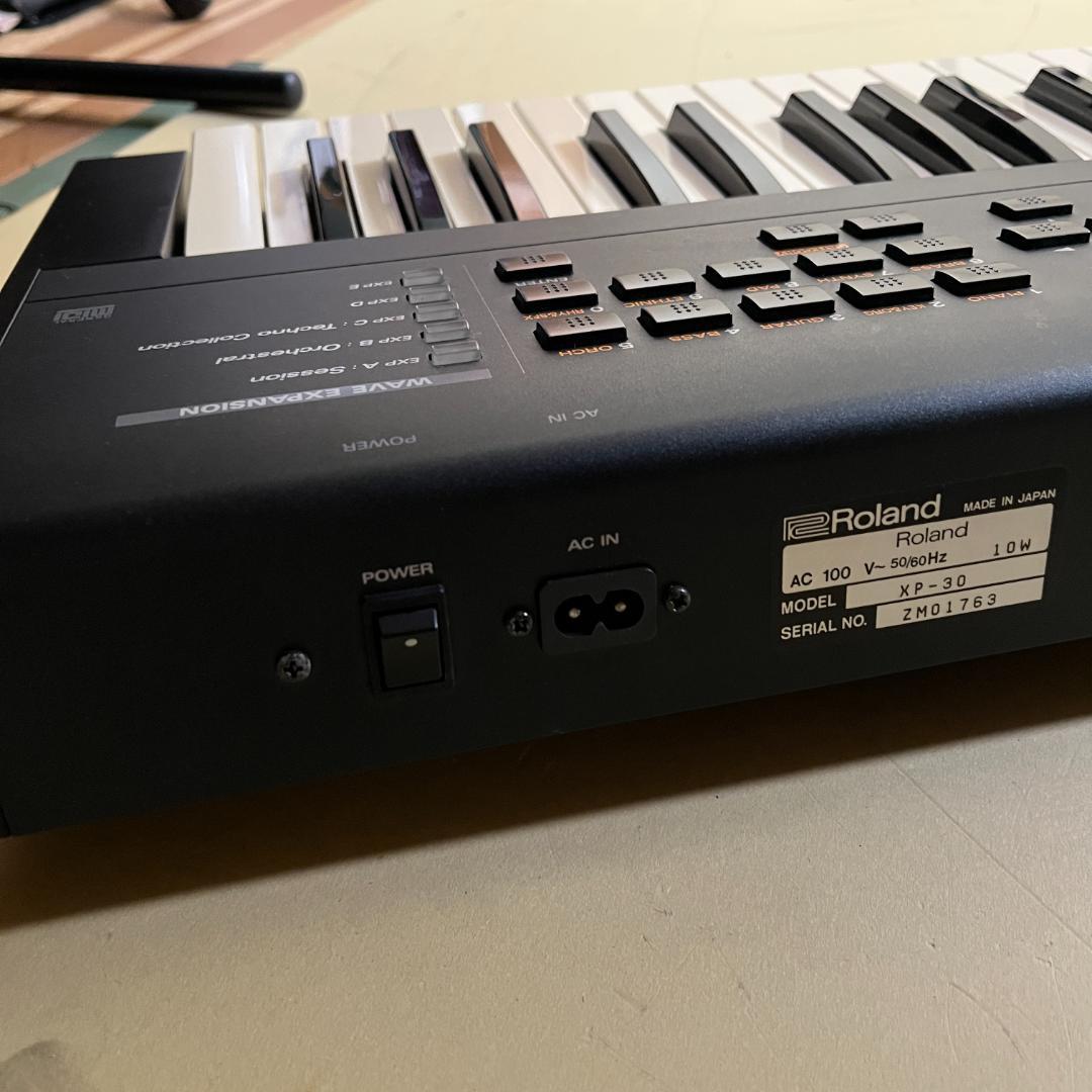 Roland XP-30 シンセサイザー 電源コード ソフトケース付属