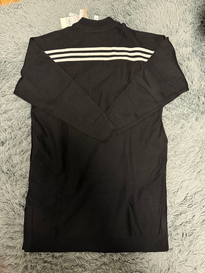 【新品】adidas スリーストライプス 長袖セーターワンピース DVS37