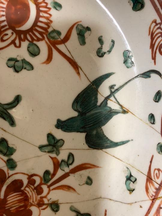 明時代五彩お皿