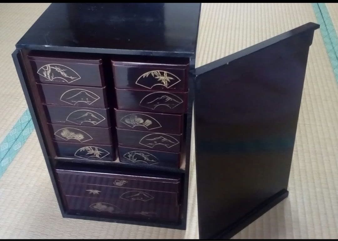 木製漆塗　骨董品　アンティーク　弁当十人揃