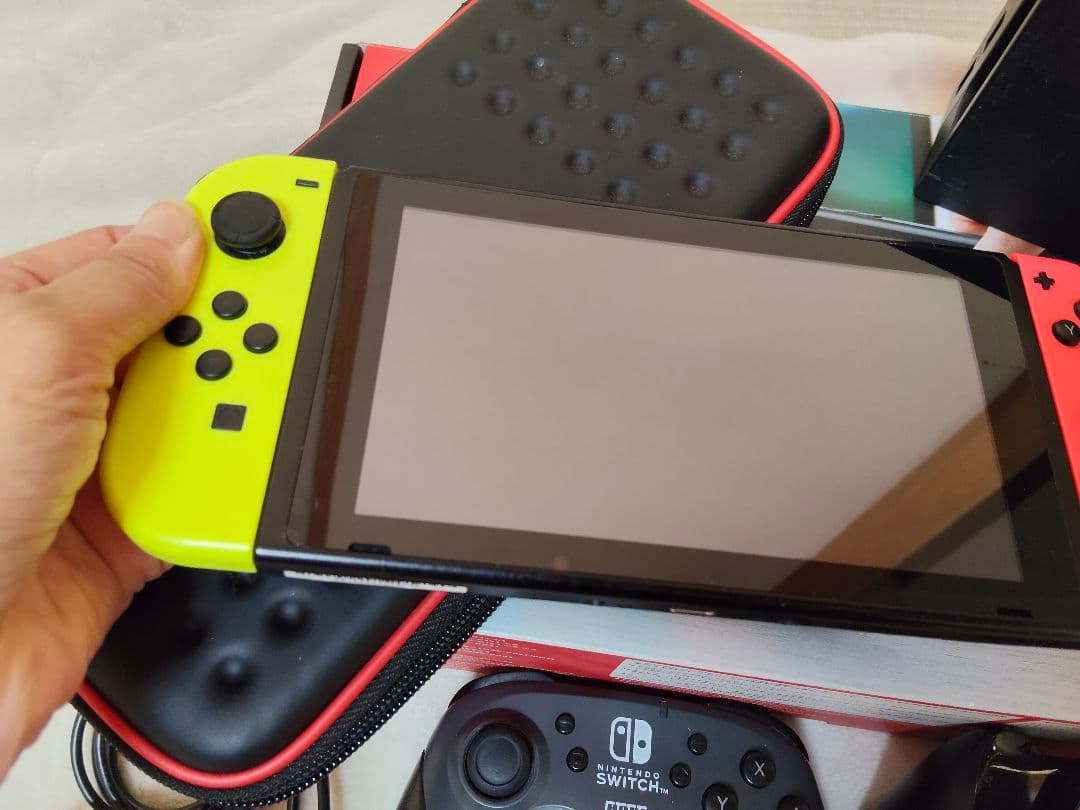 Nintendo Switch 本体 動作確認済　プロコン　ケース付き