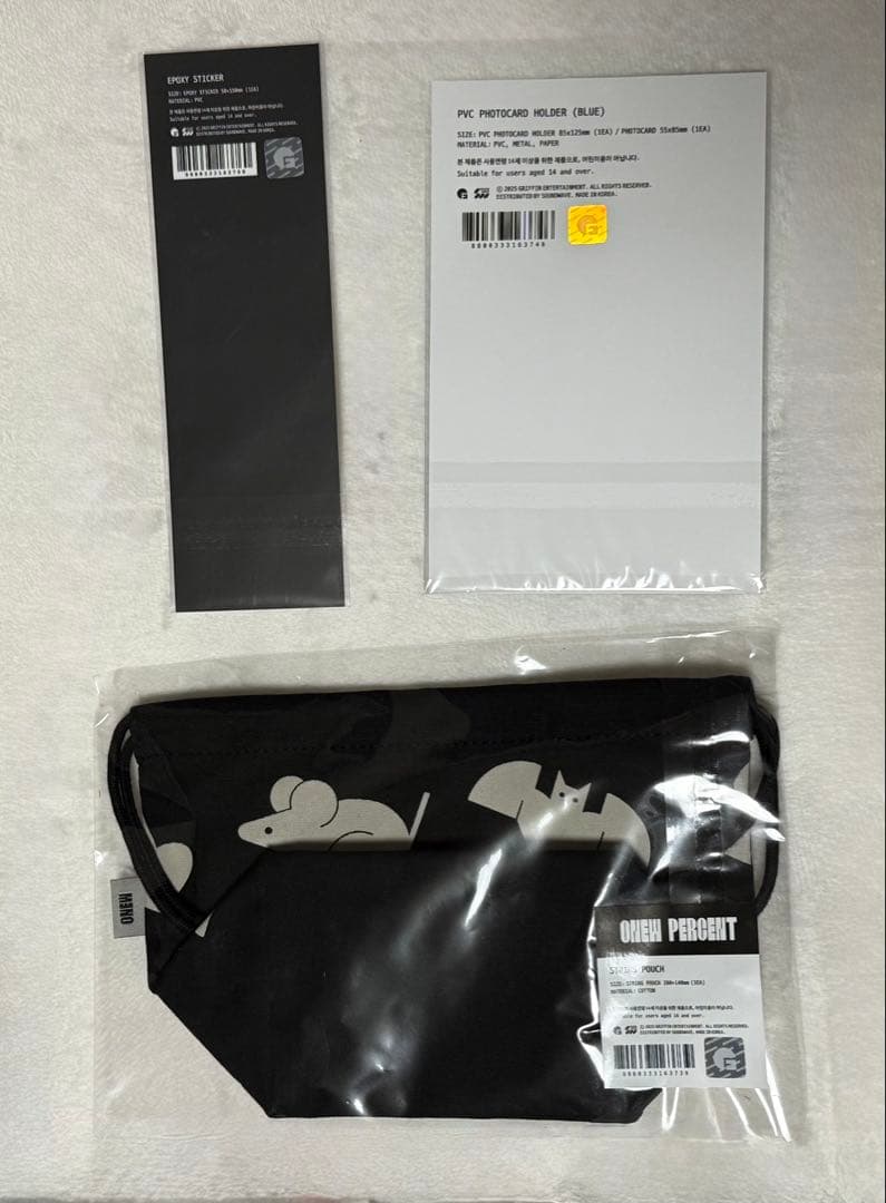 オニュ　PERCENT ポップアップストア　日本限定グッズ