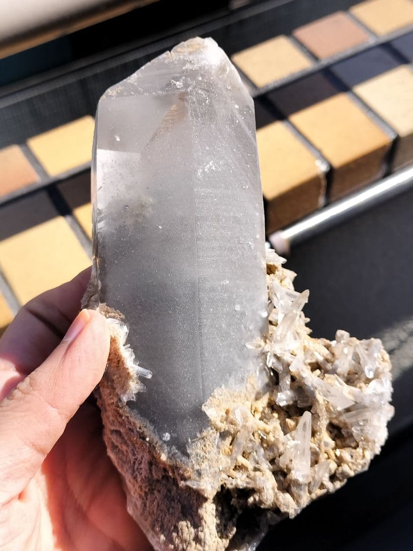 ブルーザギマウンテンクォーツ　古く珍しいタイプ