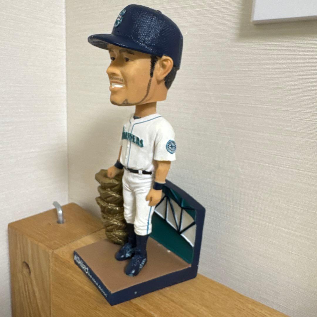 【チケット半券付】イチロー 2007 ゴールドグラブ ボブルヘッド FSN 箱付