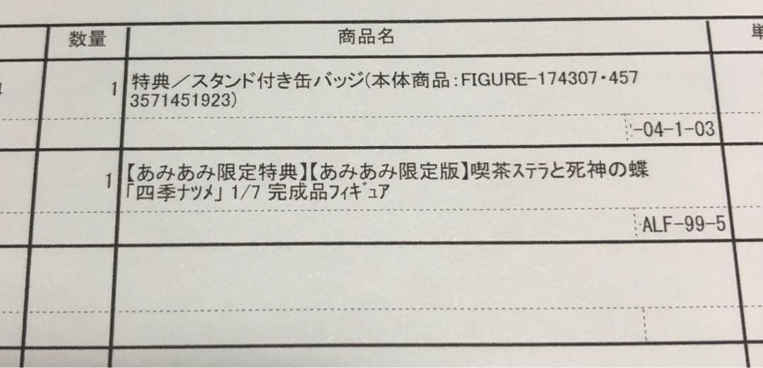 四季ナツメ　1/7　フィギュア　あみあみ限定版　アリスグリント　缶バッジ付き