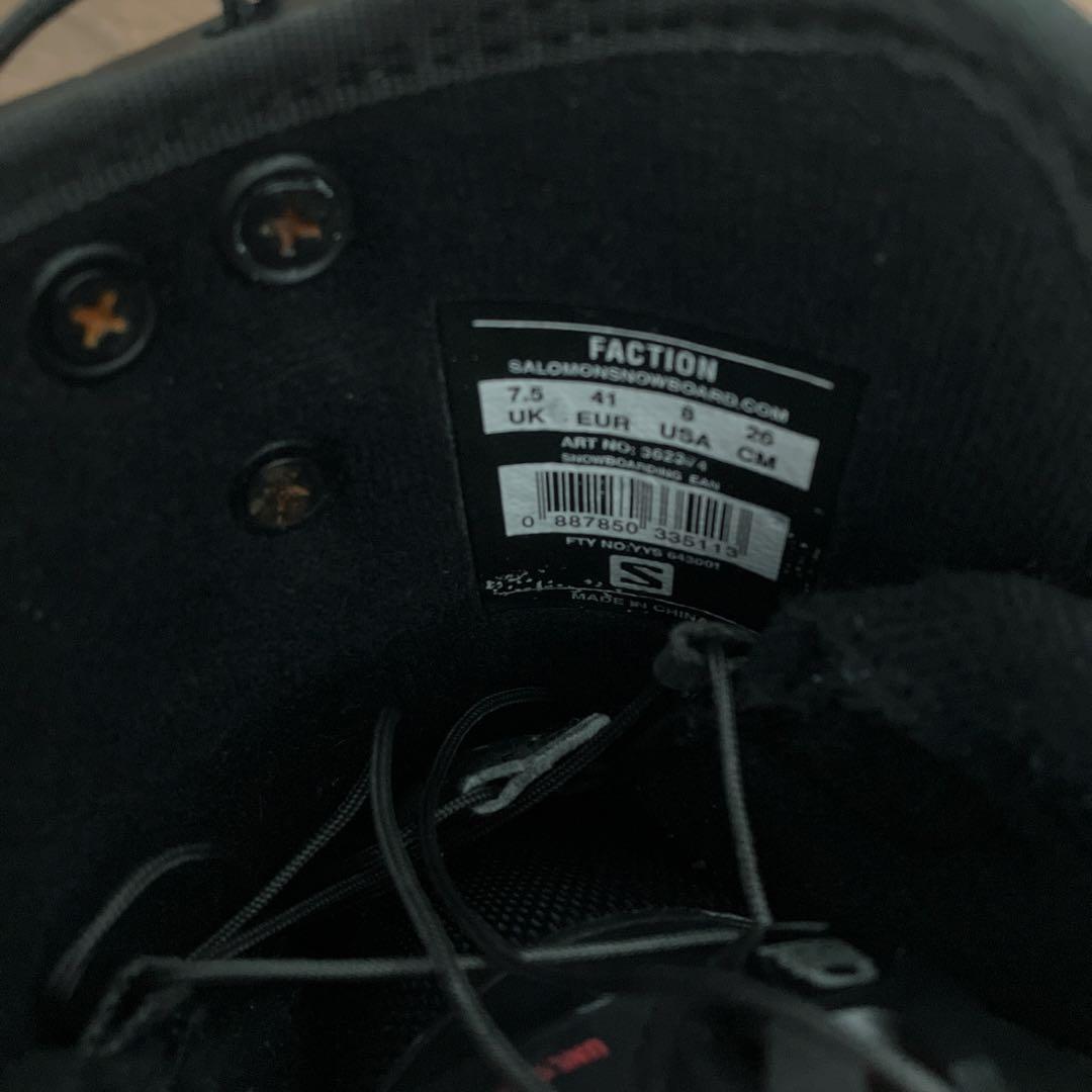 SALOMON FACTION 26 スノボブーツ スノーボード ブーツ メンズ