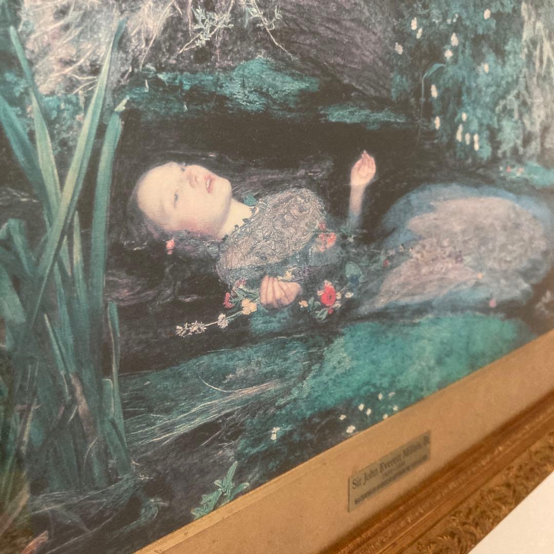 ミレー　『オフィーリア』額装品アート