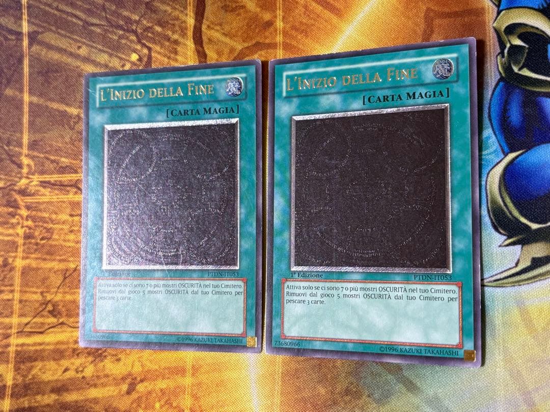 遊戯王 終わりの始まり イタリア語版 レリーフ 1st 2枚