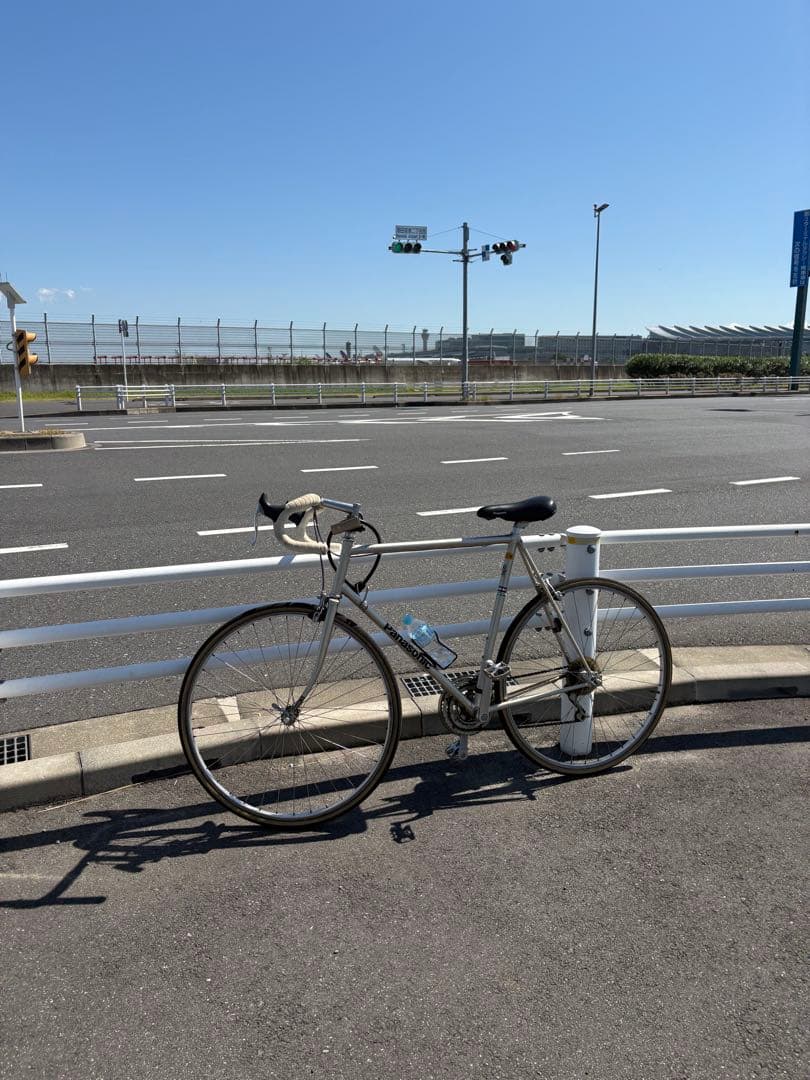 【美品】Panasonicクロモリロードバイク　パナモリ