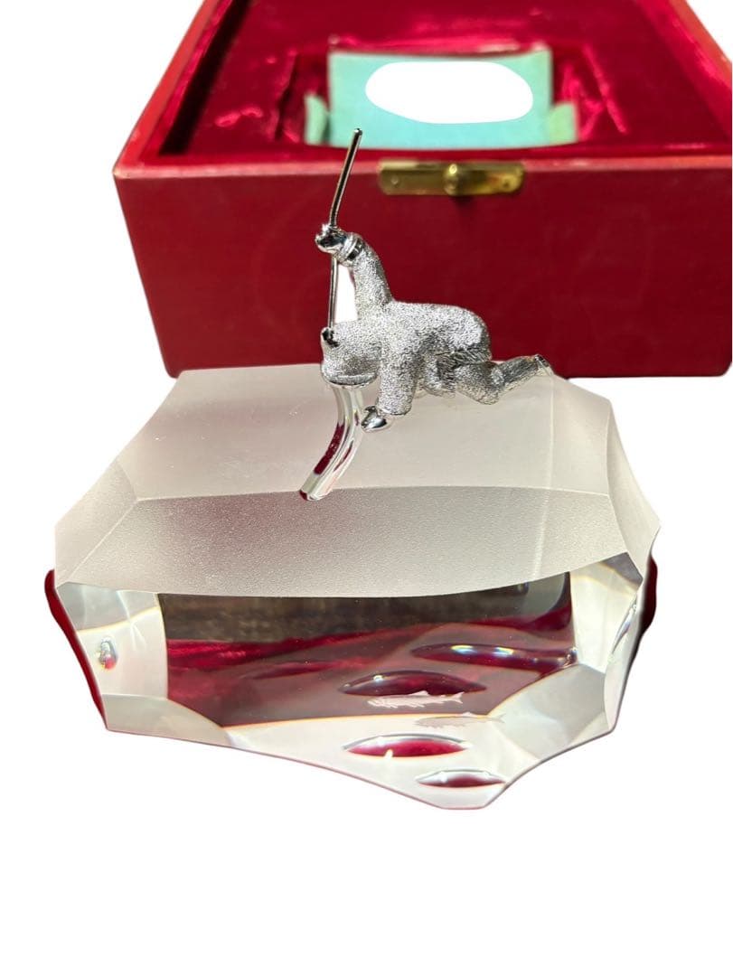 スチューベン　STEUBEN 北極の漁師　FISHERMAN クリスタル　置物