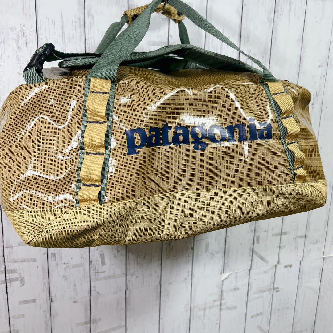 【極美品】パタゴニア ブラックホール ダッフル 40L ゴールド 2way