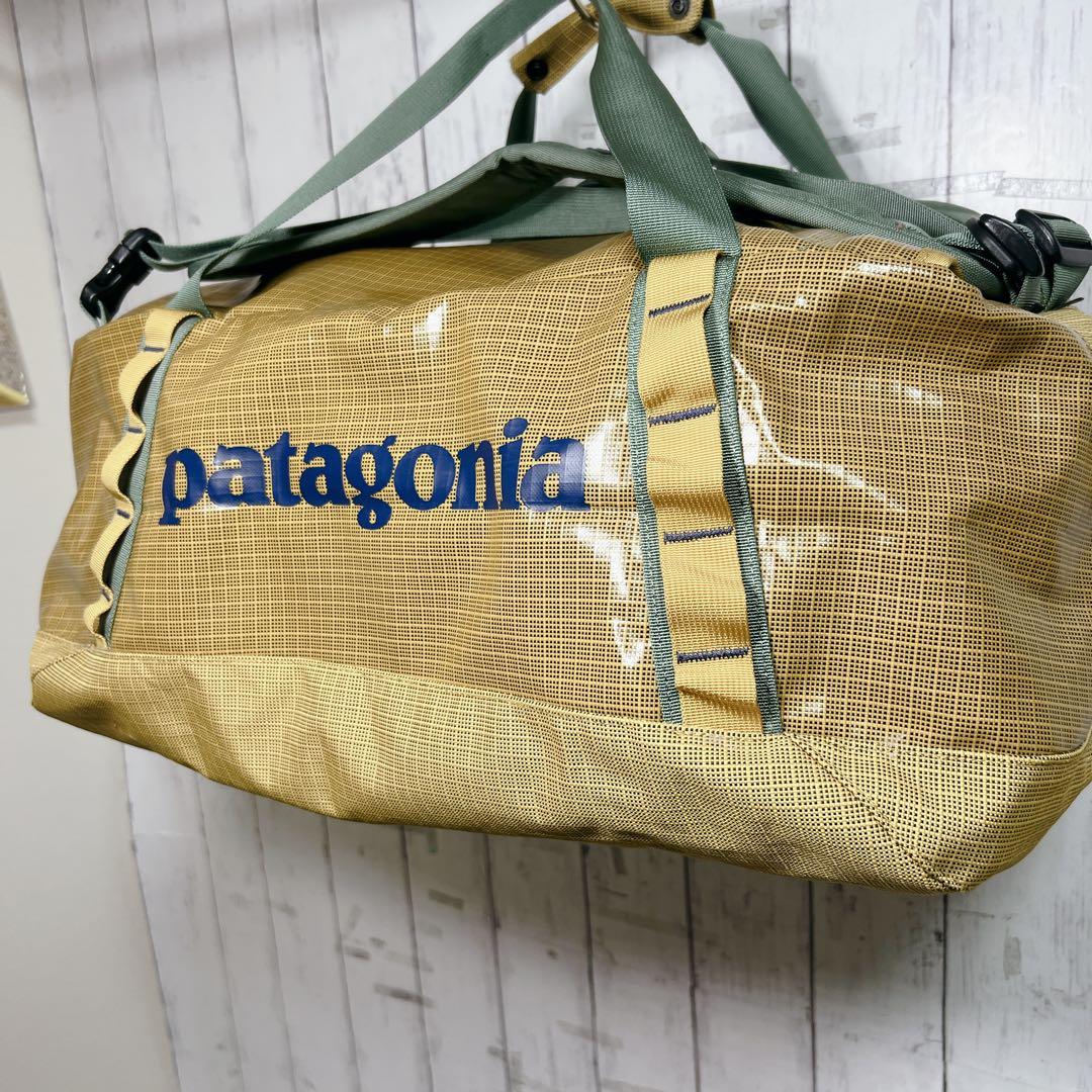 【極美品】パタゴニア ブラックホール ダッフル 40L ゴールド 2way
