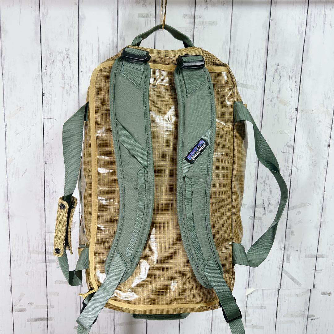 【極美品】パタゴニア ブラックホール ダッフル 40L ゴールド 2way
