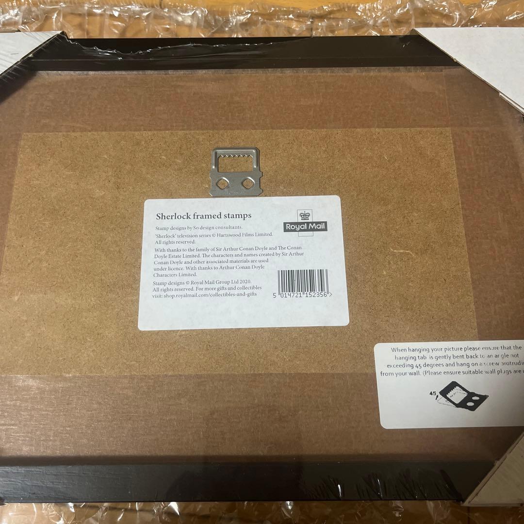 シャーロック　10周年記念　外国切手額縁入り