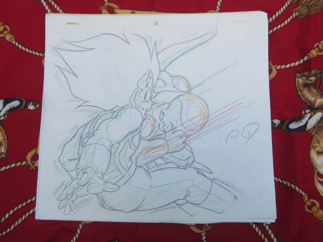 j*い様 ドラゴンボール セル画 原画 フリーザ ベジータ当時品