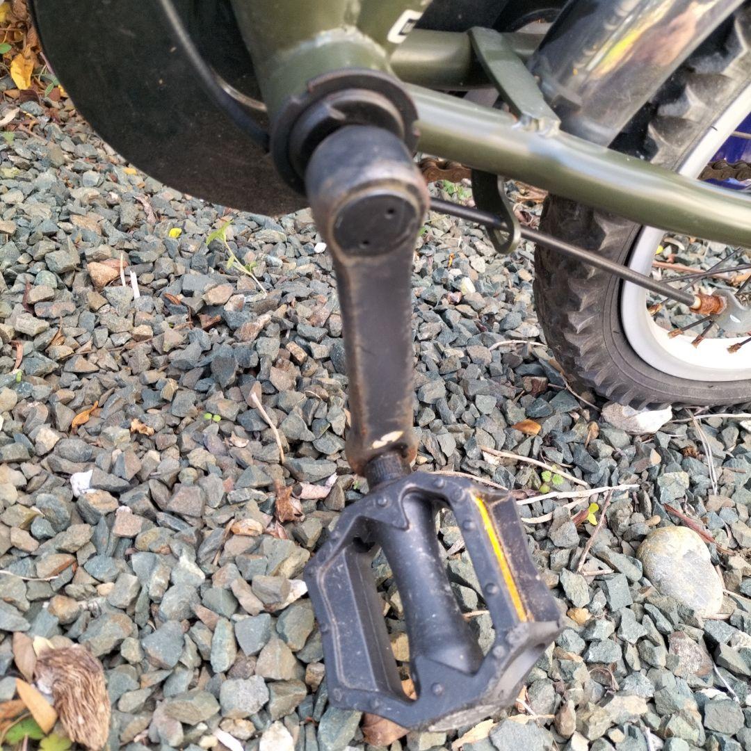 【難有】Jeep 幼児用自転車 オリーブグリーン★18インチ