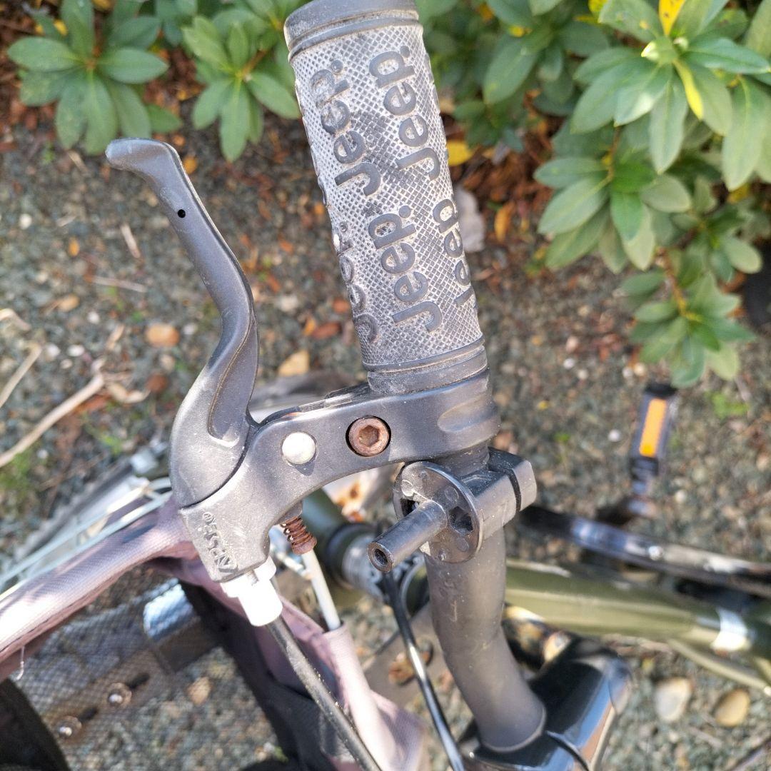 【難有】Jeep 幼児用自転車 オリーブグリーン★18インチ