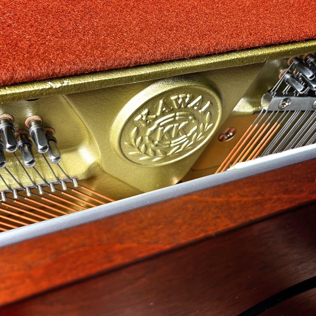 取付無料！カワイ上位モデル 猫脚アンティークアップライトピアノ 椅子付き✨