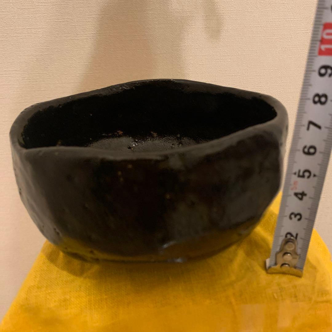 抹茶碗　星凰造　黒楽　アンティーク　1客