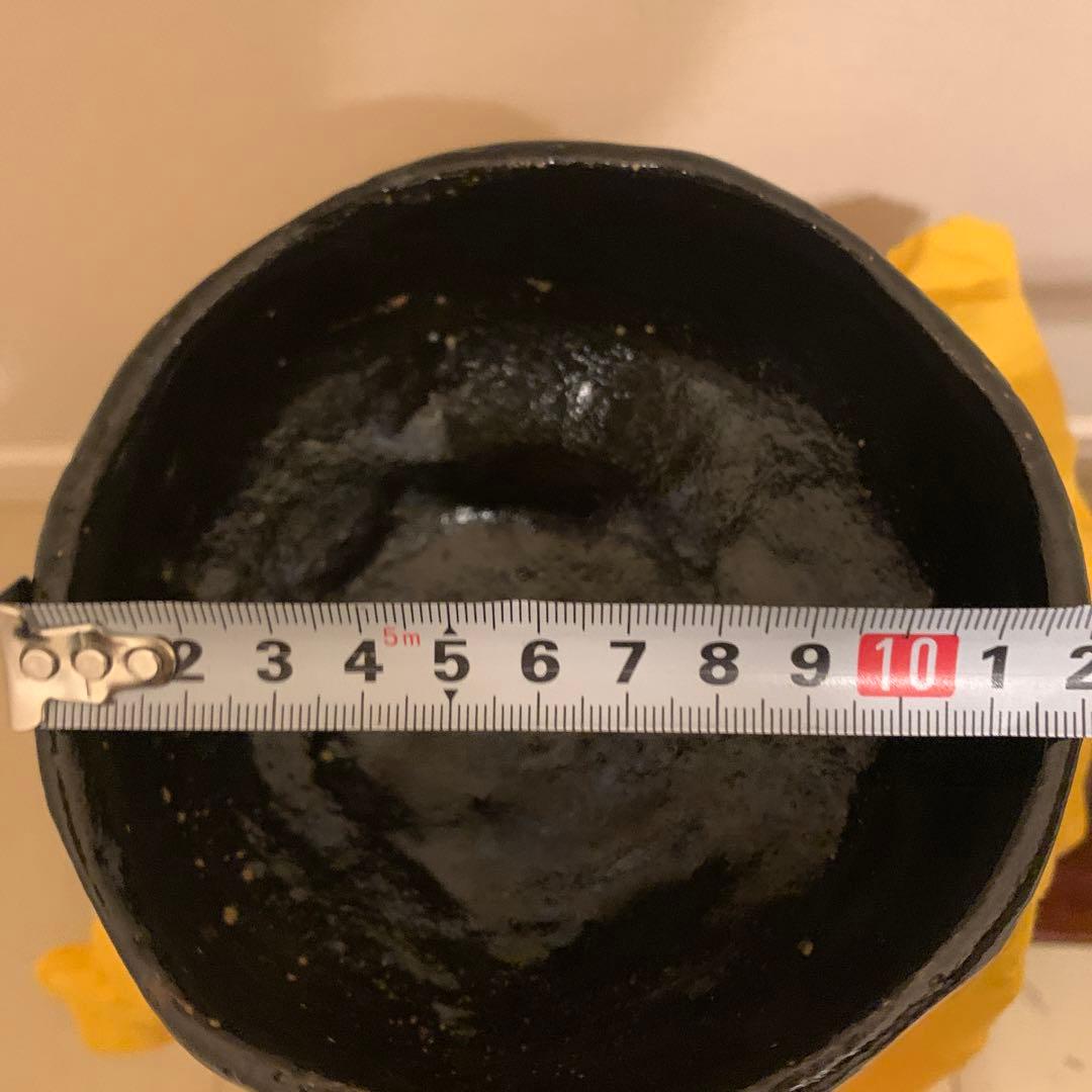 抹茶碗　星凰造　黒楽　アンティーク　1客