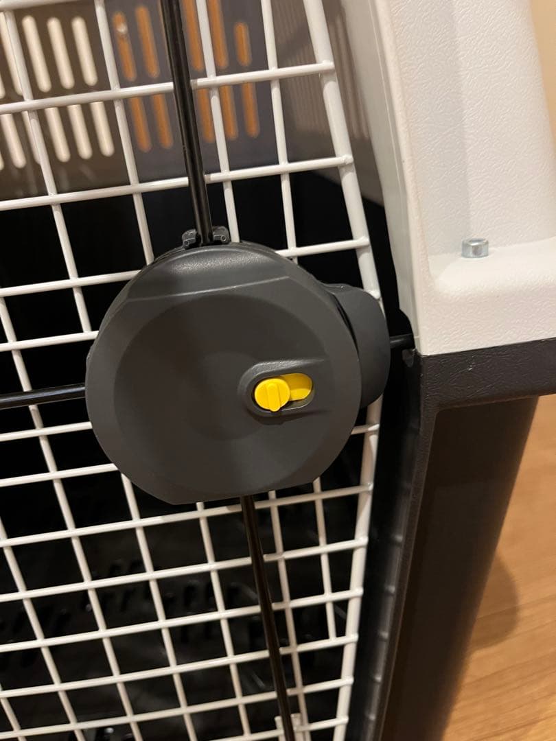 【美品】ペットキャリー キャスター付き ゲージ ペットハウス 飛行機