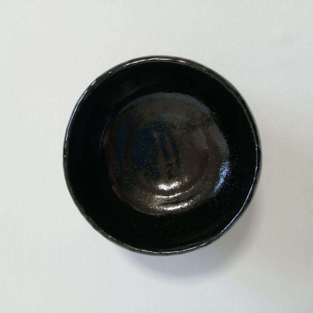 【美品】佐々木松楽 黒楽 抹茶茶碗　銘『吉祥』前大徳寺/高橋悦道 茶道具