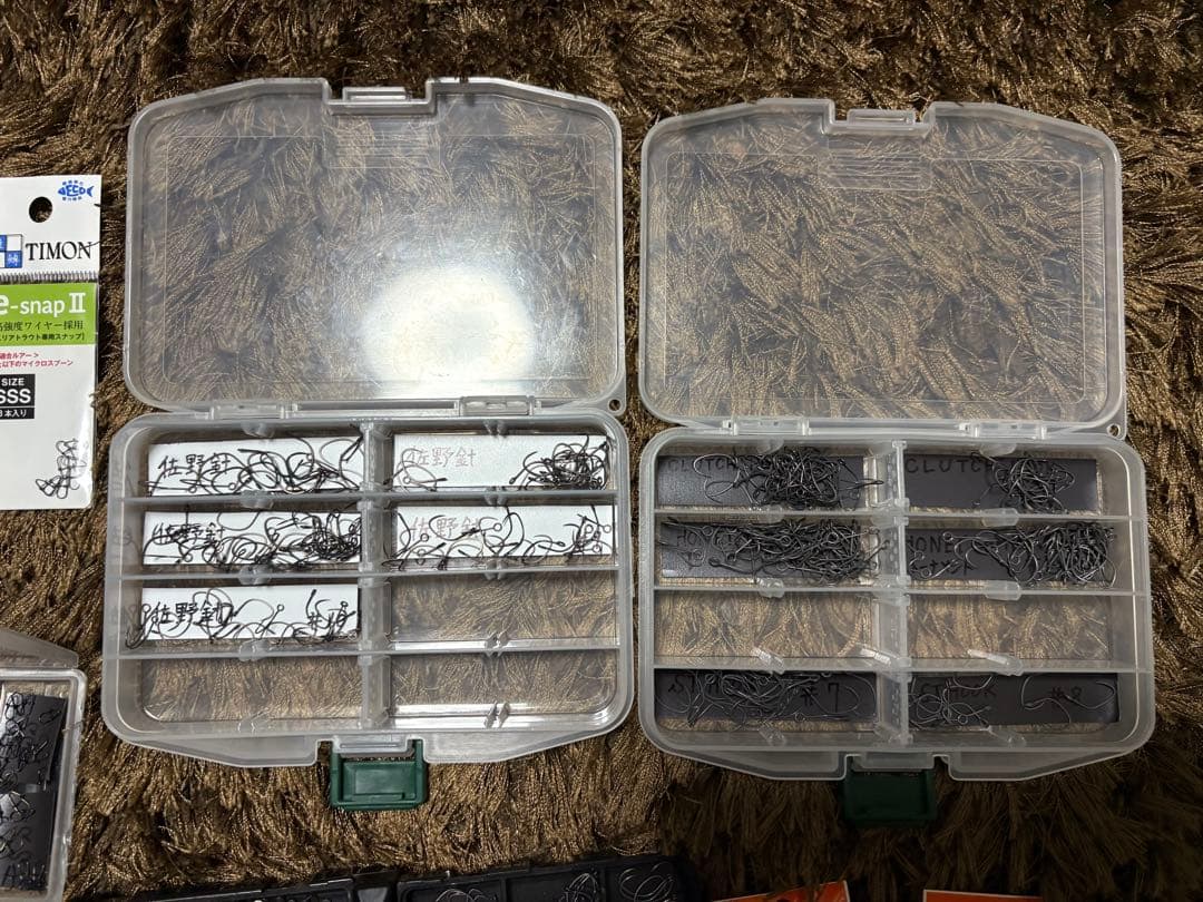 エリアトラウト フック&フックケース&ライン等 トラウトツールまとめ売り