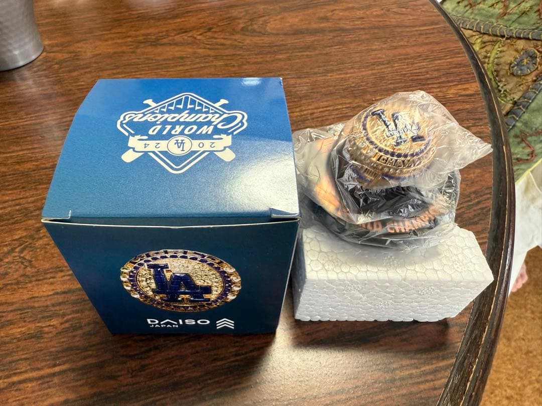 大谷翔平　2024ワールドチャンピオンリングレプリカ　8月6日配布品
