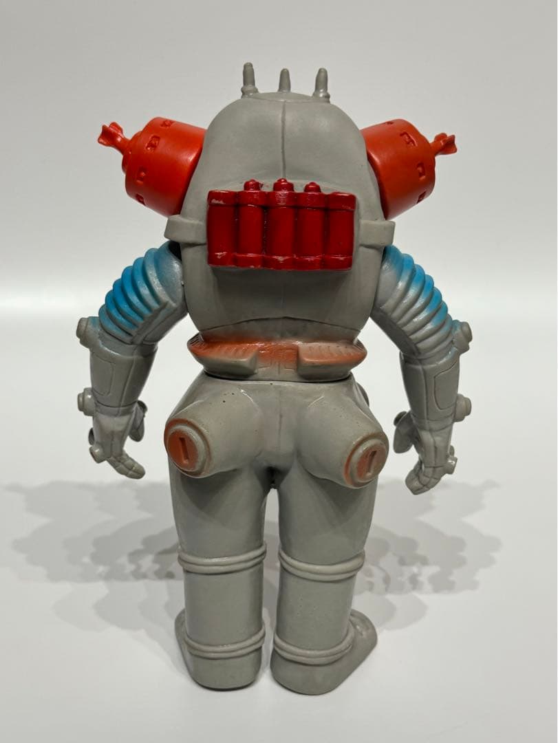 【秘蔵】マルサン　ブルマァク移行期　ソフビ　キングジョー　補修なし　当時物