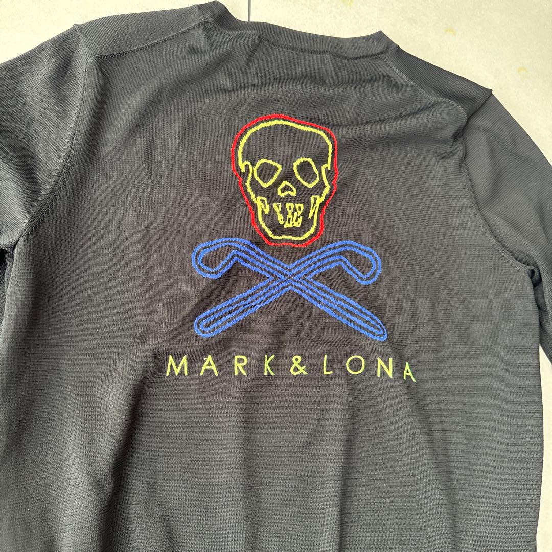 MARK & LONA スカル刺繍 セーター Mサイズ 黒