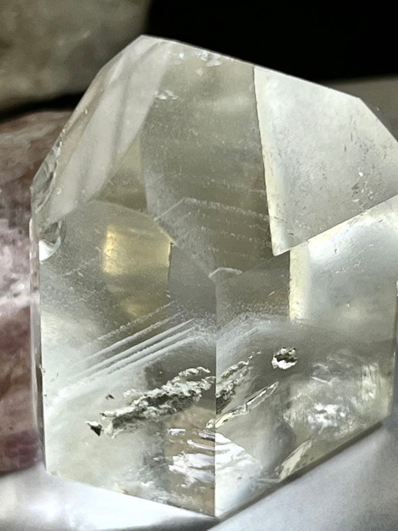 龍脈水晶✨　ホワイトファントム　クリスタル　水晶　原石　ポリッシュ　ポイント