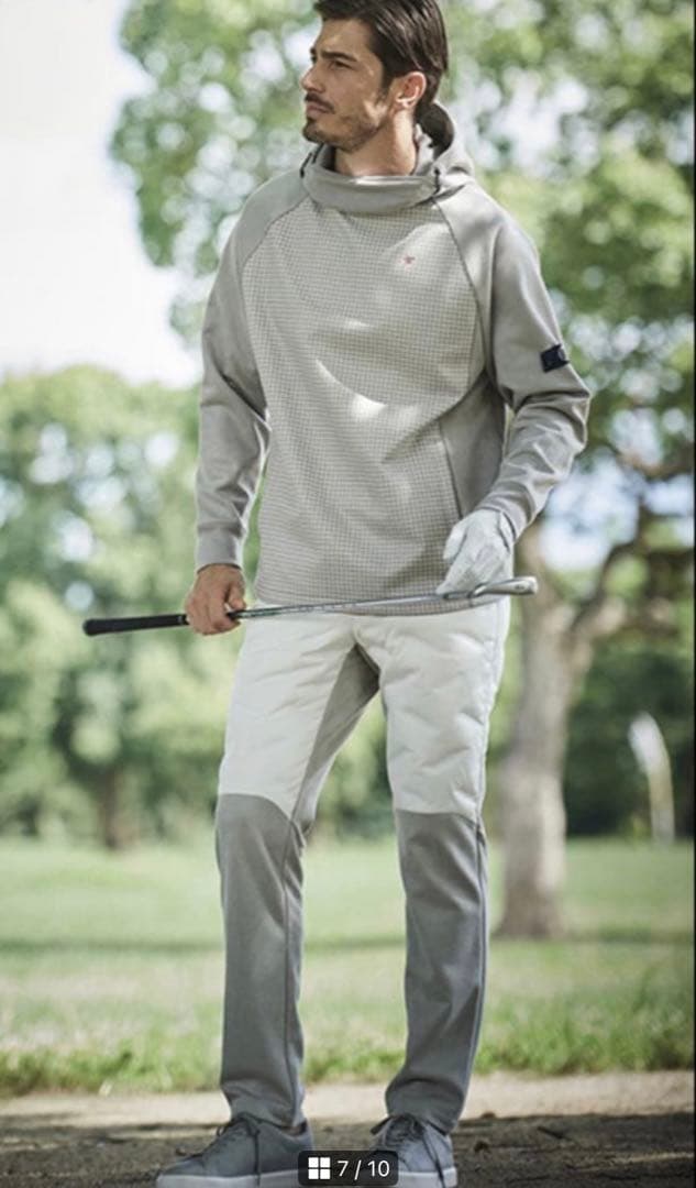 新品2.5万 高級 G-stageダウンハイブリッドパンツ ムータマリン50上品