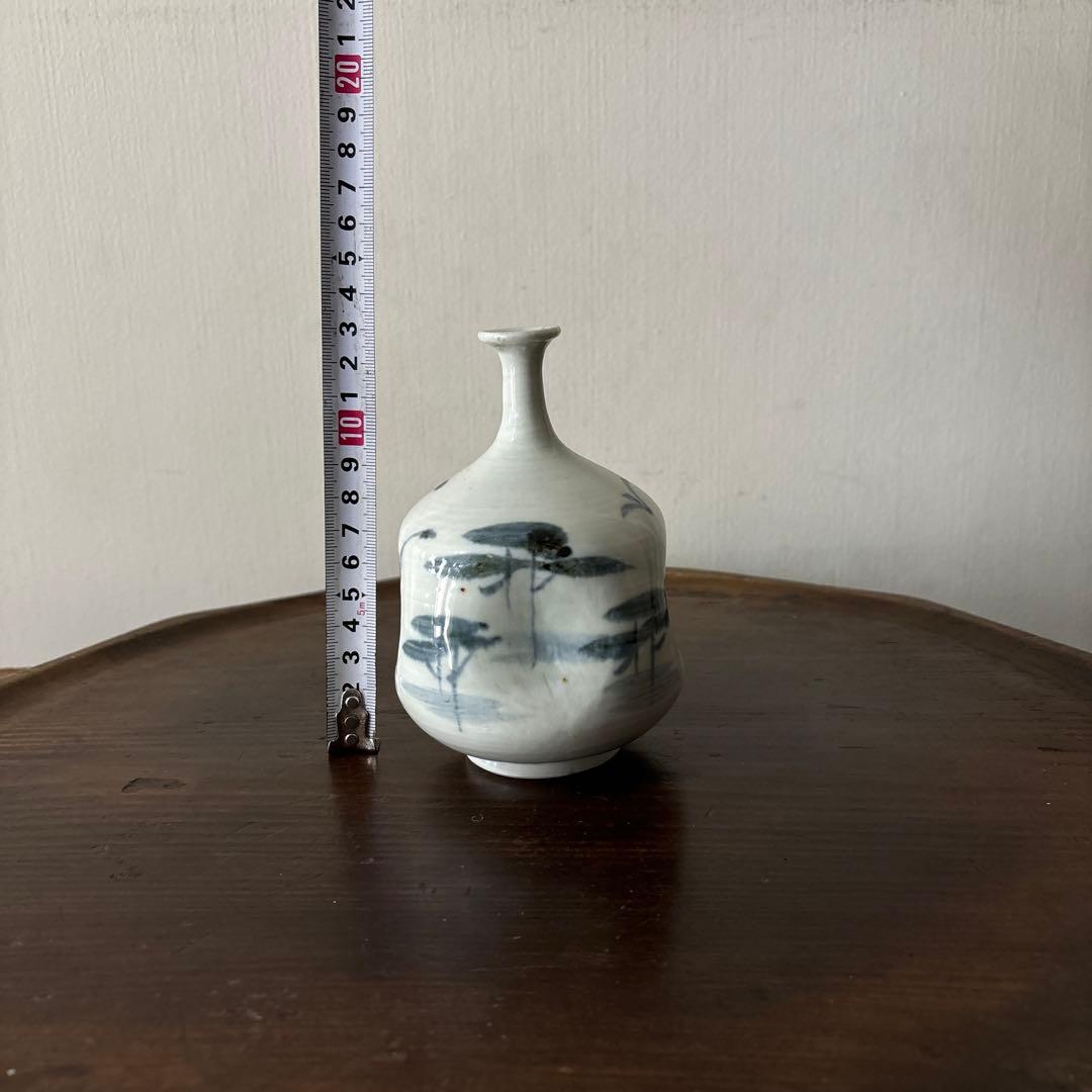 古伊万里　平戸　染付阿古陀徳利　三川内焼　花器　古道具　アンティーク　検:李朝