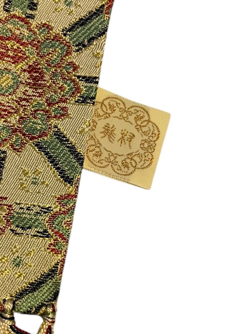 龍村美術織物　小蜀紅錦テーブルセンター　3号　60x110cm 絹100%