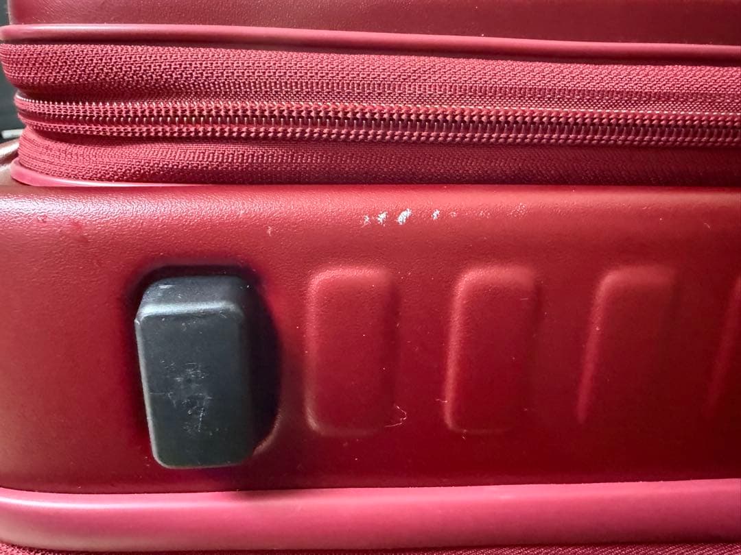 LOJEL バーガンディ キャリーカート 拡張 機内持ち込み可能