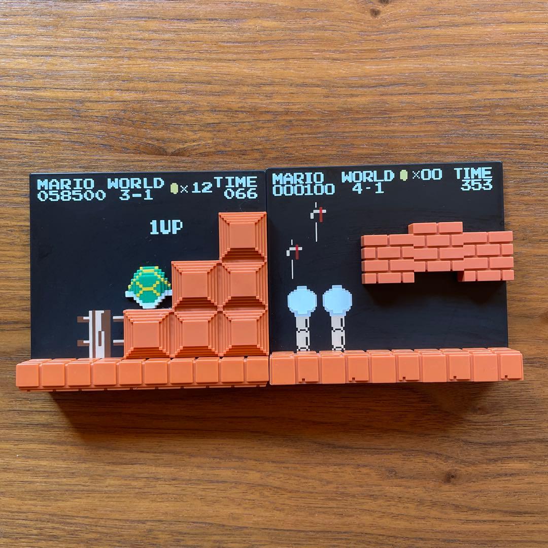 スーパーマリオブラザーズ　ステージフィギュア　12種　マグネットフィギュア