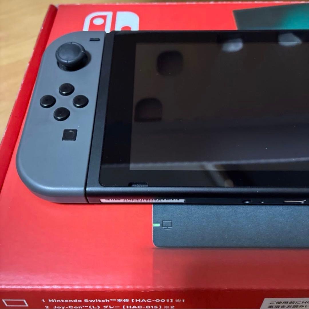 Nintendo Switch 本体 グレー 【付属品全て揃っています】