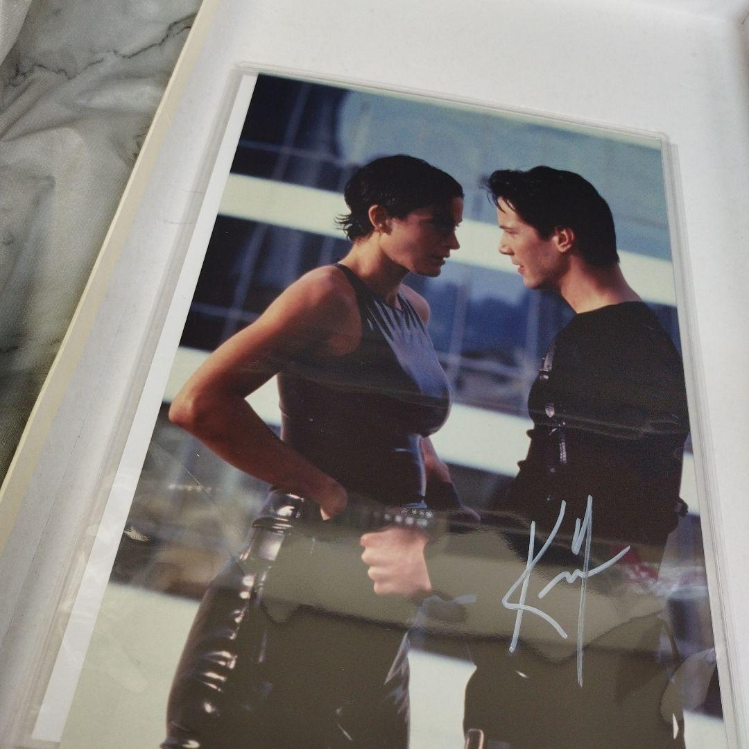 映画 マトリックス　キアヌ・リーブス　直筆サイン入りフォト　証明書付き