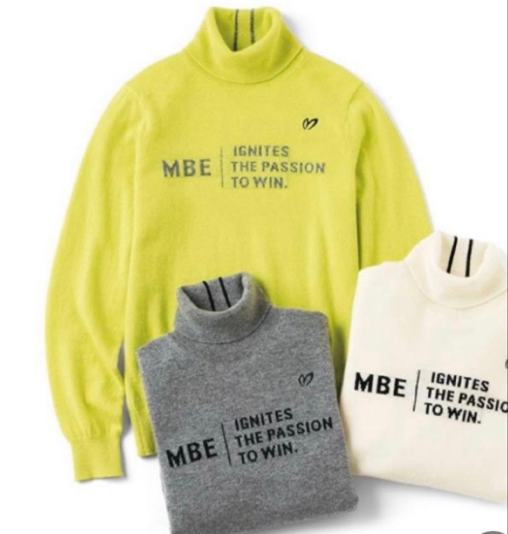 新品 パーリーゲイツ マスターバニー カシミヤ100％ ニット (6)LL/黄