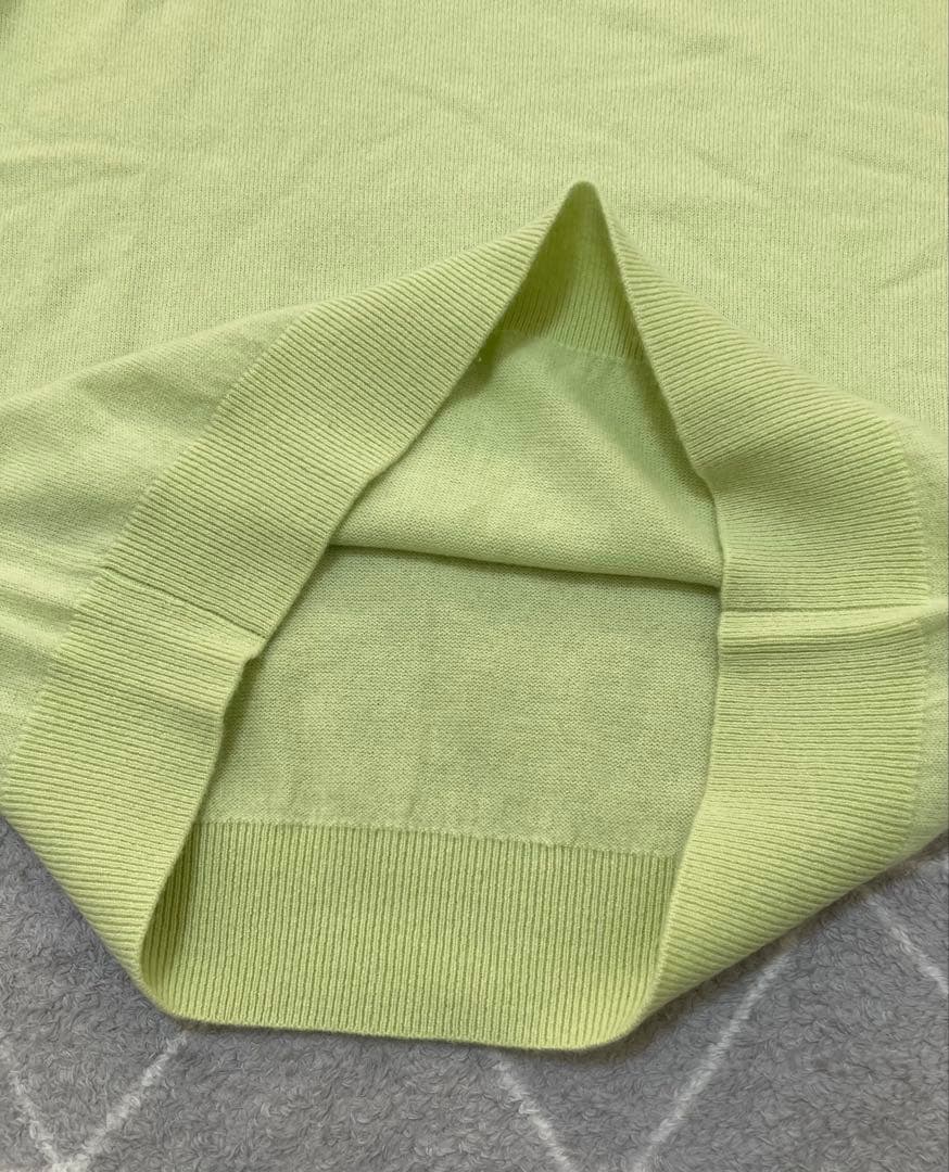 新品 パーリーゲイツ マスターバニー カシミヤ100％ ニット (6)LL/黄