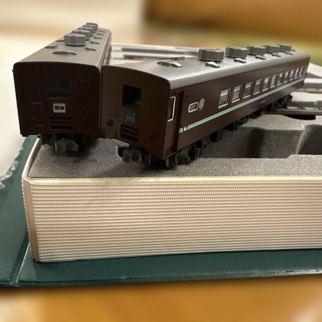 KATO 10-176スロ81系 和式客車ふれあい6両セット③愛称シール使用済み