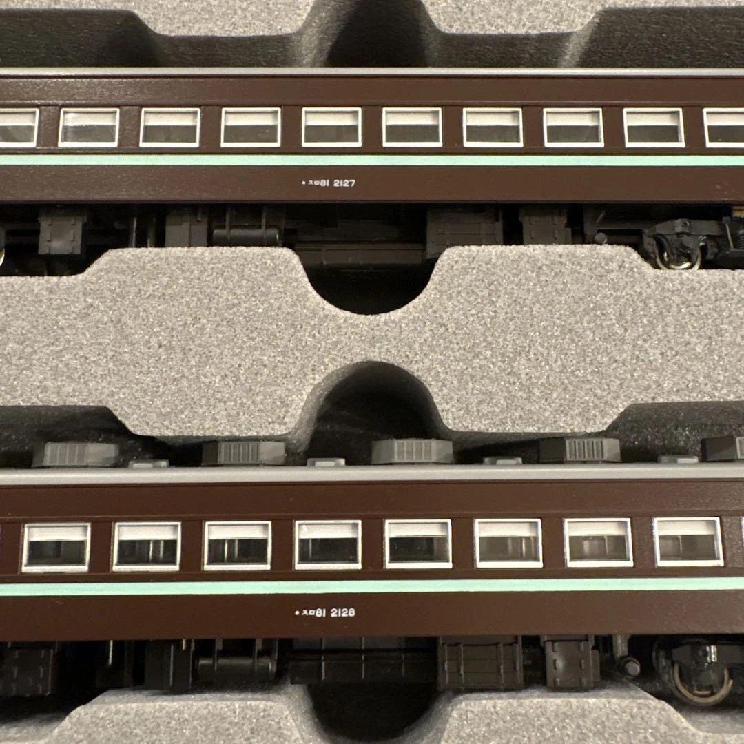 KATO 10-176スロ81系 和式客車ふれあい6両セット③愛称シール使用済み